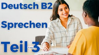 Telc Deutsch B2 Sprechen Teil 3  Planen B2 Telc  Mündliche Prüfung  Deutsch lernen  German [upl. by Ki]