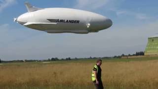 Airlander crash lands after second flight [upl. by Kliber]