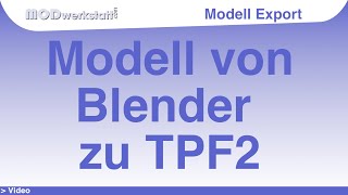 Blender zu Model Editor Export [upl. by Aeslehc]