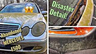 We revived an abandoned Mercedes E500 S211 Wagon Disaster Detail First Wash In Years Restoration [upl. by Krauss]