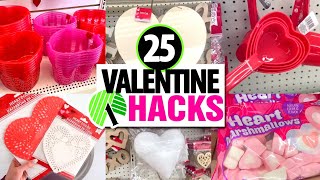 ❤️25 BEST Dollar Tree Valentine HACKS ❤️ GENIUS gifts crafts amp DIY [upl. by Plate]