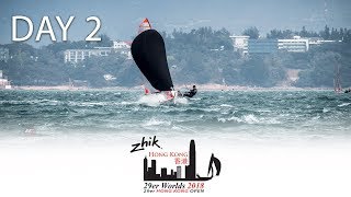 2018 Zhik 29er World Championship  Day 2 Highlights [upl. by Allenrad979]