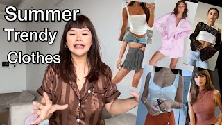 SUMMER TRENDY CLOTHES HAUL NewMe 💁🏻‍♀️ [upl. by Htebarual]