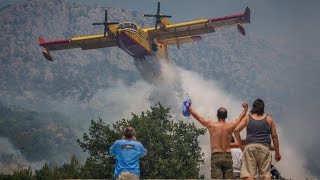 Within Temptation  Faster CANADAIR CL  415 CROATIA [upl. by Asik]