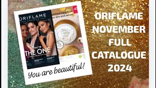 Oriflame November Full Catalogue 2024 preview [upl. by Nahgen79]