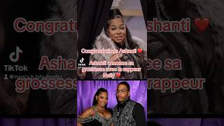 Congratulations Ashanti la chanteuse américaine annonce sa grossesse avec le rappeur Nelly [upl. by Narbig]