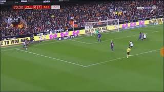 Jasper Cillessen amazing save vs Valencia [upl. by Drona981]