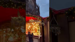 Christmas in Germany christmas germany christmasmarket kathedrale winter travel shorts [upl. by Mossman]