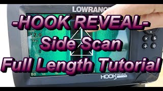 Lowrance Sidescan Fish Reveal On the Water Settings and Operation [upl. by Eahsan247]