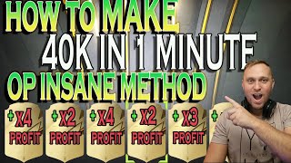 HOW I MADE 40K COINS IN 2 MINS IN FIFA 22  INSANE TRADING METHOD  CRAZY RETURN [upl. by Olen820]