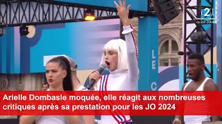 Arielle Dombasle moquée elle réagit aux nombreuses critiques après sa prestation pour les JO 2024 [upl. by Valora881]