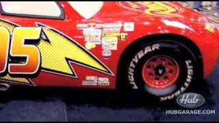 Lightning McQueen from the Disney Pixar Movie Cars Detroit Autorama 2008 [upl. by Annavas]