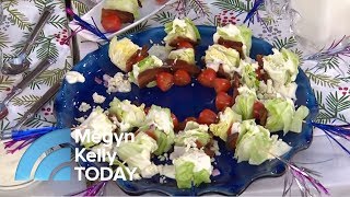 Make Bacon Bites And Wedge Salad On A Skewer For Your New Year’s Party  Megyn Kelly TODAY [upl. by Ellora624]