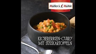 KichererbsenCurry mit Süßkartoffeln [upl. by Redmer]