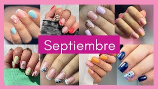 Tendencias de Diseños de Uñas 2024 para SeptiembreIdeas para uñas cortas [upl. by Stila]