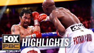 Manny Pacquiao vs Yordenis Ugas First Look Highlights  PBC ON FOX [upl. by Htnnek177]