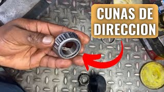 Repara las CUNAS de DIRECCION🔧 de tu Moto Carguero de esta forma 💯 [upl. by Naimerej64]