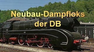 NeubauDampfloks der Bundesbahn [upl. by Hellah]