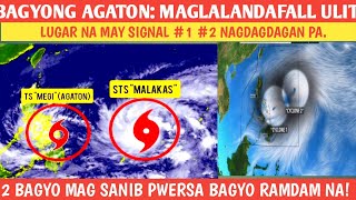 LATEST UPDATE TYPHOON AGATONMegi April 102022evening WEATHER UPDATE  PAGASA FORECAST AgatonPH [upl. by Ulyram]