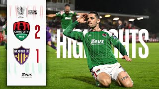 Cork City 21 Wexford  Highlights  Sports Direct Mens FAI Cup [upl. by Ruperta]