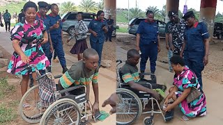 I surprised a less privileged man with wheelchair [upl. by Nnyleuqaj620]