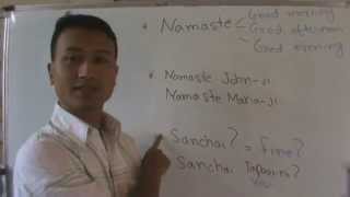 Learn Basic Nepali 1  Greetings 1 [upl. by Aiciled]