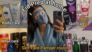 Eid prep at home✨Eid selfcare pamper routine at home📷beauty maintenance tips for eid💯 [upl. by Anij932]