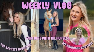 Days at the yard  Equestrian PR Haul  beauty haul  Photoshoot BTS  My skincare  YT Updates [upl. by Utir98]