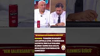 Okan Buruk Hem Galatasarayın Hem Fenerbahçenin Elenmesi Üzücü beyazfutbol shorts [upl. by Dweck]