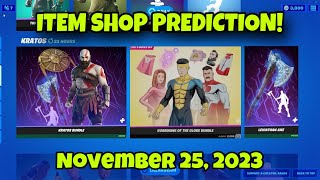 November 25 2023 Fortnite Item Shop CONFIRMED [upl. by Eicyaj188]