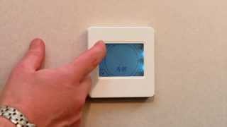 How to program underfloor heating thermostat [upl. by Ylhsa256]