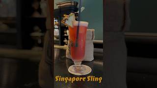 Raffles Hotel Long Bar  Home of the Singapore Sling 🍹🇸🇬 [upl. by Nnaeel]