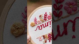 Tiny Garden Flower Embroidery 🌸 Gossamer Embroidery [upl. by Anilecram]