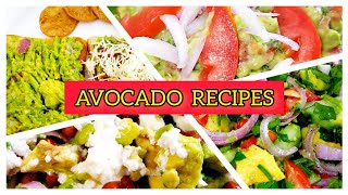 Four Easy And Healthy Avocado Recipes Indian Style How To Make Best Ever Avocado Salad [upl. by Jevon164]