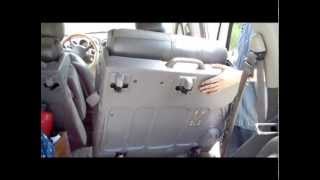 How to remove the back seats from a Chrysler PT Cruiser step by step [upl. by Ahsaya]