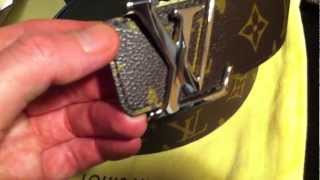 Louis Vuitton Monogram Initiales Belt Reversible Review  Unboxing [upl. by Hevak]