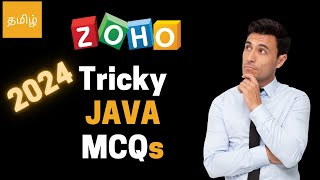 ZOHO Programming Aptitude Questions  Programming MCQs  Tamil  2024 [upl. by Ias]