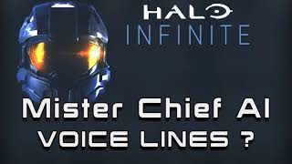 Halo Infinite Multiplayer  Mister Chief AI Voice Lines No Background Noise [upl. by Montana]