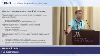 ENOG 11 IPv6 Implementation  Andrey Tuzhik MyTelecomua EN [upl. by Freemon]