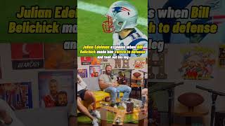 Bill Belichick made Julian Edelman play defense🤯 shortsvideo shortsyoutube youtubeshorts [upl. by Sulrac]