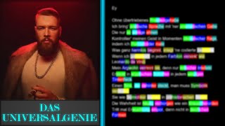 Universalgenie 20 1 Part  Kollegah  Reimschema [upl. by Htabazile842]