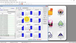 SQL Payroll Software Tutorial 014 Maintain Calendar [upl. by Novyert539]