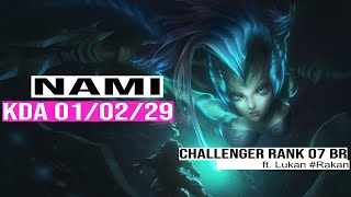 Nami vs Janna Sup  Rank 07  Challenger BR Patch 142 Season 14 [upl. by Eahsan]