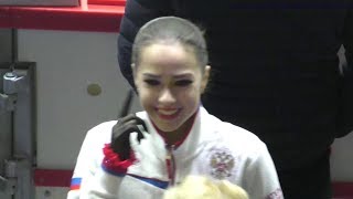 Alina Zagitova GP Helsinki 2018 FS FULL Practice A1 [upl. by Eslud880]