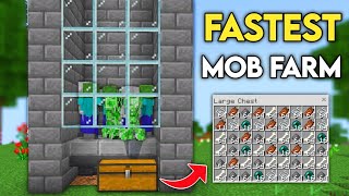 EASY Mob XP Farm 121  Minecraft Bedrock MCPEConsoleWindows [upl. by Pooi71]