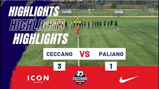 Ceccano Calcio 1920  Città di Paliano 31 Highlights [upl. by Krall539]