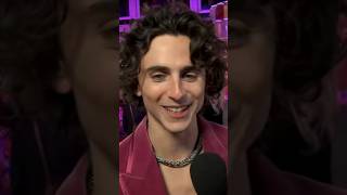 Timothee Chalamet on singing and dancing in Willy Wonka timotheechalamet [upl. by Blessington]