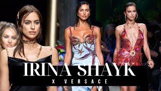 Irina Shayk x VERSACE  Runway Collection [upl. by Anaz954]