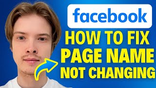 Facebook Page Name Not Changing Problem FIX [upl. by Fasano571]