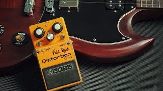 Boss DS1 distortion pedal Full Rock mod Msm Workshop [upl. by Eelorac]